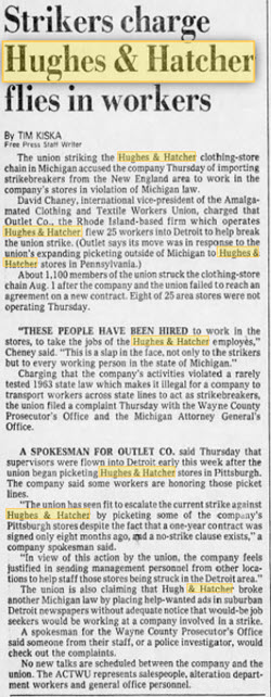 Hughes & Hatcher - Labor Problems In Sept 1978 (newer photo)